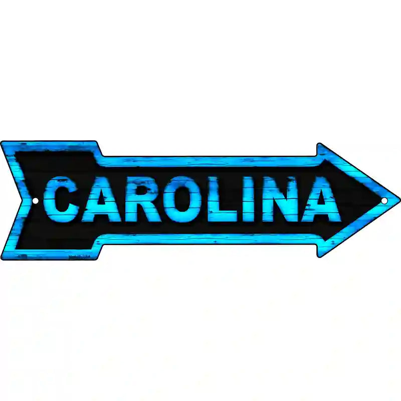 Carolina Novelty Metal Arrow Sign 23" x 7" (LA)