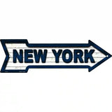 New York Colors Novelty Metal Arrow Sign 23" x 7" (LA)