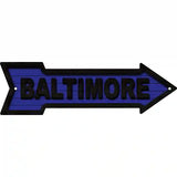 Baltimore Novelty Metal Arrow Sign 23" x 7" (LA)