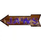 Jaws Hawaiian Novelty Metal Arrow Sign