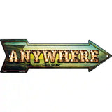 Anywhere Bulb Letters Novelty Metal Arrow Sign 23" x 7" (LA)