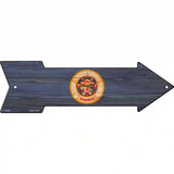 Minnesota State Flag Novelty Metal Arrow Sign 23" x 7" (LA)