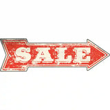 For Sale to the Right Novelty Metal Arrow Sign 23" x 7" (LA)