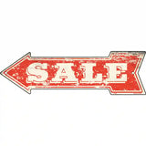 For Sale to the Left Novelty Metal Arrow Sign 23" x 7" (LA)