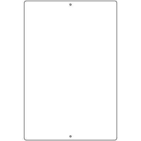 White Blank Customizable Parking Sign LGP-000