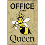 Office Of The Queen Metal Novelty Parking Sign 12" x 18" (LGP)