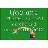 Pot of Gold Metal Novelty Parking Sign 12" x 18" (LGP)