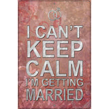 I Cant Keep Calm Metal Novelty Parking Sign 12" x 18" (LGP)