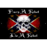 Born A Rebel Metal Novelty Parking Sign 12" x 18" (LGP)