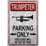 Trumpeter Parking Metal Novelty Parking Sign 12" x 18" (LGP)