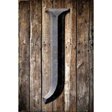 Letter J Metal Novelty Parking Sign 12" x 18" (LGP)