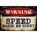 Speed Metal Novelty Parking Sign 12" x 18" (LGP)