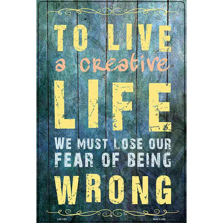 Creative Life Metal Novelty Parking Sign 12" x 18" (LGP)