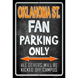 Oklahoma State Metal Novelty Parking Sign 12" x 18" (LGP)