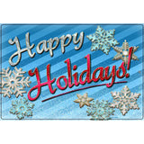 Happy Holidays Metal Novelty Parking Sign 12" x 18" (LGP)