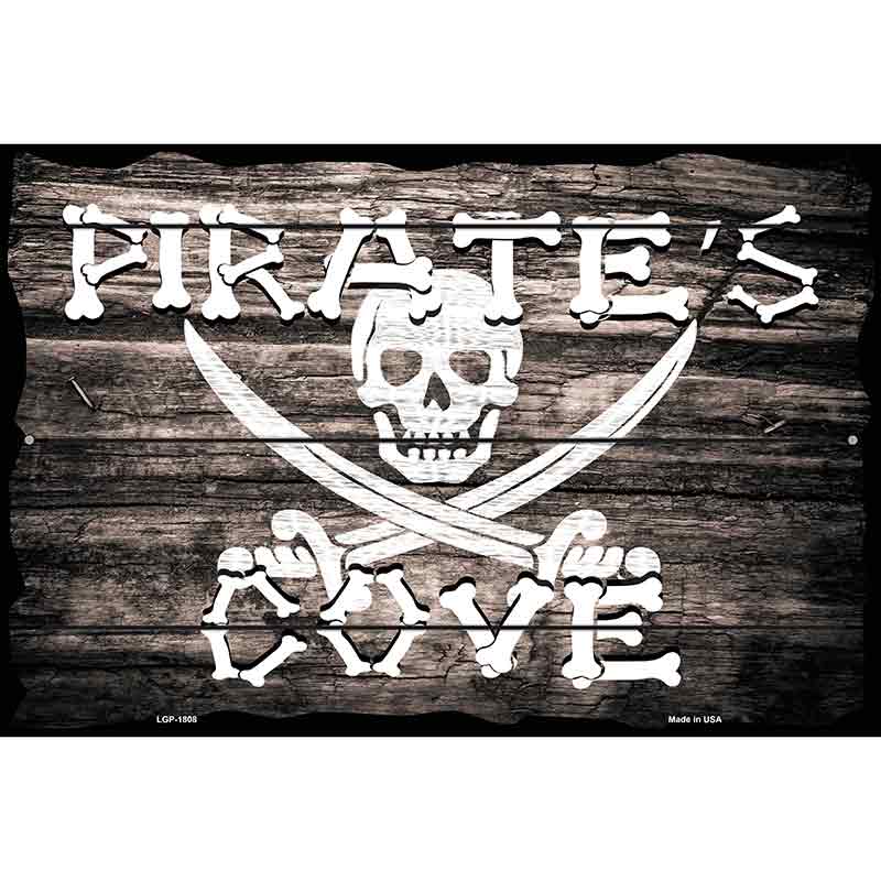 Pirates Cove Parking Sign 12" x 18" (LGP)