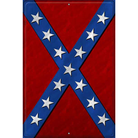 Confederate Flag Metal Novelty Parking Sign 12" x 18" (LGP)