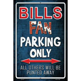 Bills Metal Novelty Parking Sign 12" x 18" (LGP)