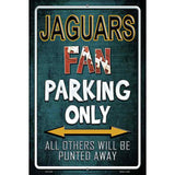 Jaguars Metal Novelty Parking Sign 12" x 18" (LGP)