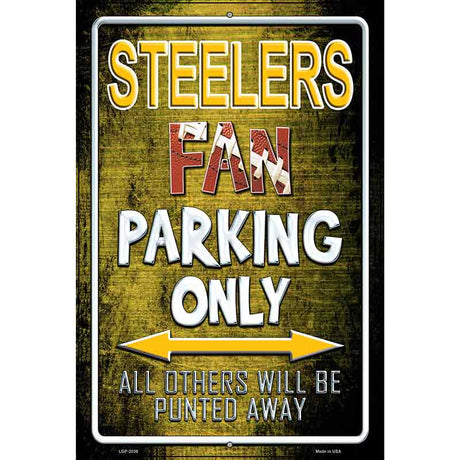 Steelers Metal Novelty Parking Sign 12" x 18" (LGP)