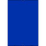 Solid Blue Metal Novelty Parking Sign 12" x 18" (LGP)