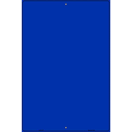 Solid Blue Metal Novelty Parking Sign 12" x 18" (LGP)