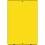 Solid Yellow Metal Novelty Parking Sign 12" x 18" (LGP)