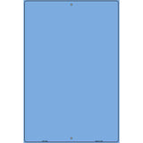 Solid Light Blue Metal Novelty Parking Sign 12" x 18" (LGP)