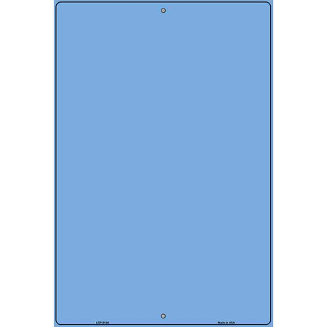 Solid Light Blue Metal Novelty Parking Sign 12" x 18" (LGP)