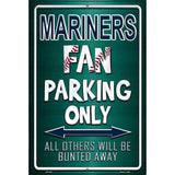 Mariners Metal Novelty Parking Sign 12" x 18" (LGP)