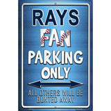 Rays Metal Novelty Parking Sign 12" x 18" (LGP)