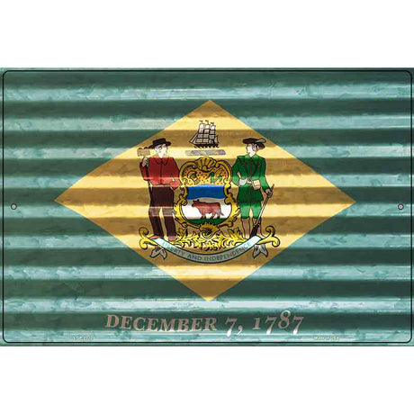 Delaware Flag Novelty Parking Sign 12" x 18" (LGP)