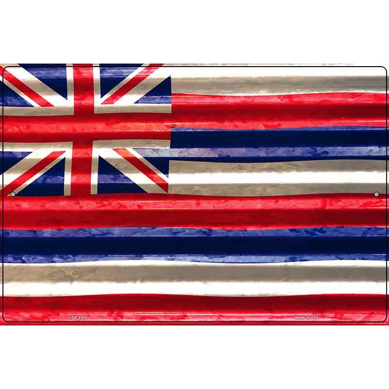 Hawaii Flag Novelty Parking Sign 12" x 18" (LGP)