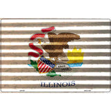 Illinois Flag Novelty Parking Sign 12" x 18" (LGP)