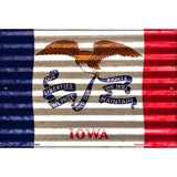 Iowa Flag Novelty Parking Sign 12" x 18" (LGP)