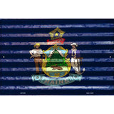 Maine Flag Novelty Parking Sign 12" x 18" (LGP)