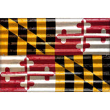 Maryland Flag Novelty Parking Sign 12" x 18" (LGP)