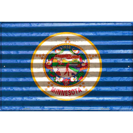 Minnesota Flag Novelty Parking Sign 12" x 18" (LGP)