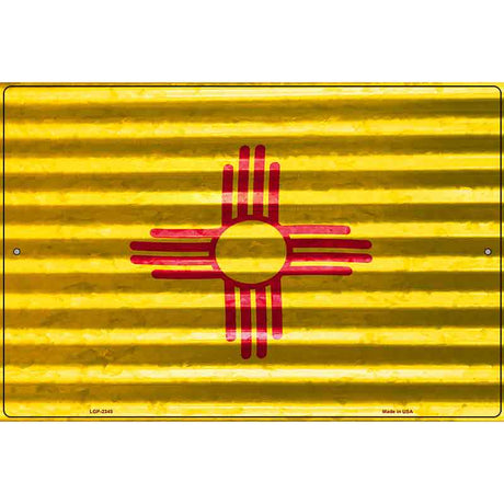 New Mexico Flag Novelty Parking Sign 12" x 18" (LGP)