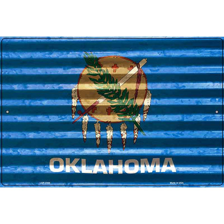 Oklahoma Flag Novelty Parking Sign 12" x 18" (LGP)