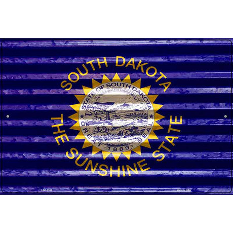 South Dakota Flag Novelty Parking Sign 12" x 18" (LGP)