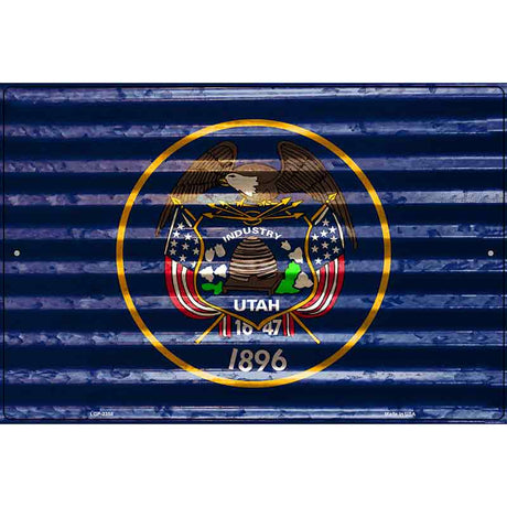 Utah Flag Novelty Parking Sign 12" x 18" (LGP)