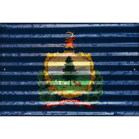 Vermont Flag Novelty Parking Sign 12" x 18" (LGP)