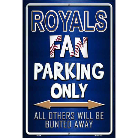 Royals Metal Novelty Parking Sign 12" x 18" (LGP)