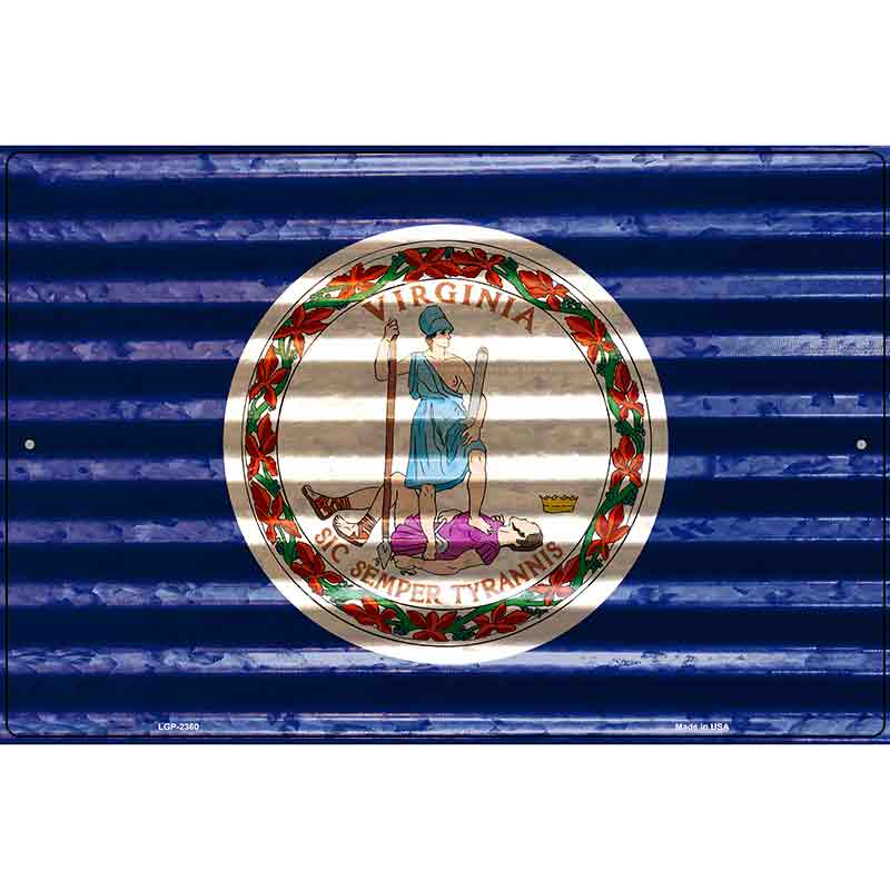 Virginia Flag Novelty Parking Sign 12" x 18" (LGP)