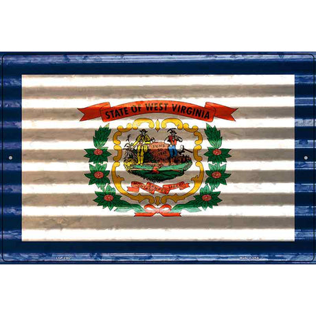 West Virginia Flag Novelty Parking Sign 12" x 18" (LGP)