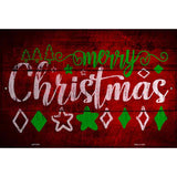 Merry Christmas Novelty Metal Parking Sign 12" x 18" (LGP)