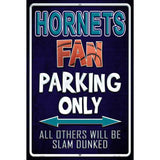 Hornets Metal Novelty Parking Sign 12" x 18" (LGP)