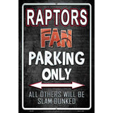 Raptors Metal Novelty Parking Sign 12" x 18" (LGP)