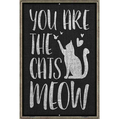 The Cats Meow Novelty Metal Parking Sign 12" x 18" (LGP)